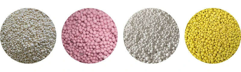 grânulos de fertilizante composto