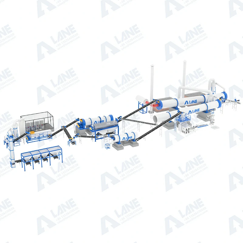 Linha de Produção de Fertilizante Composto NPK com Granulador de Tambor