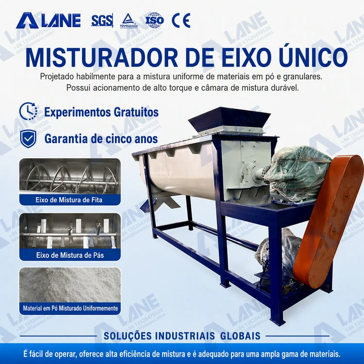 Misturador de Fita Helicoidal