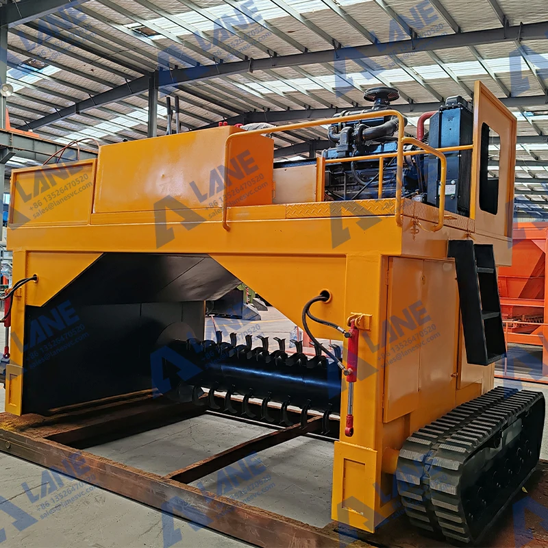 Virador de Compostagem de Esteiras