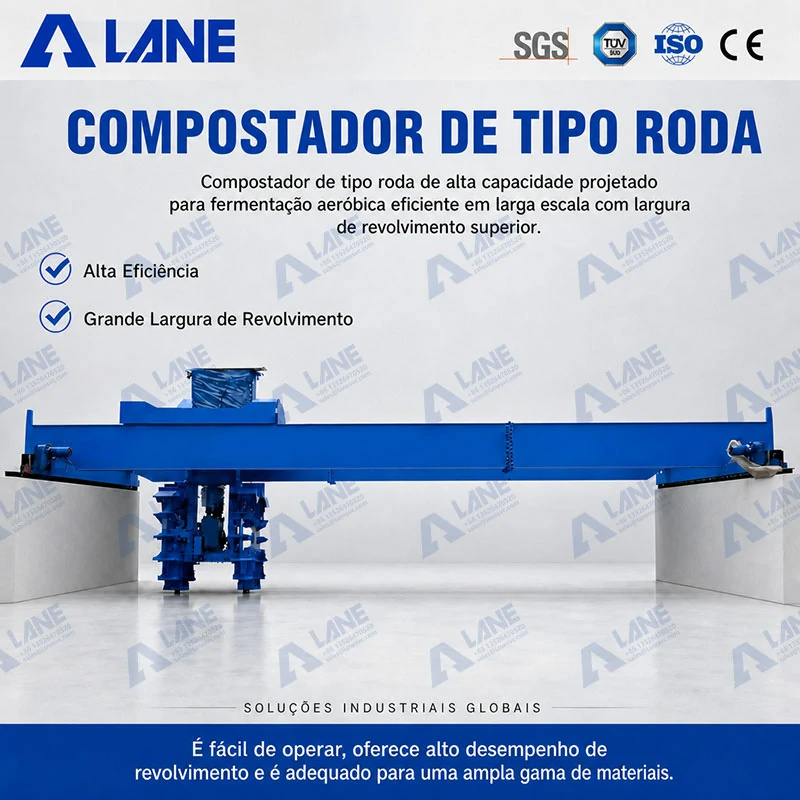 Virador de Compostagem por Disco