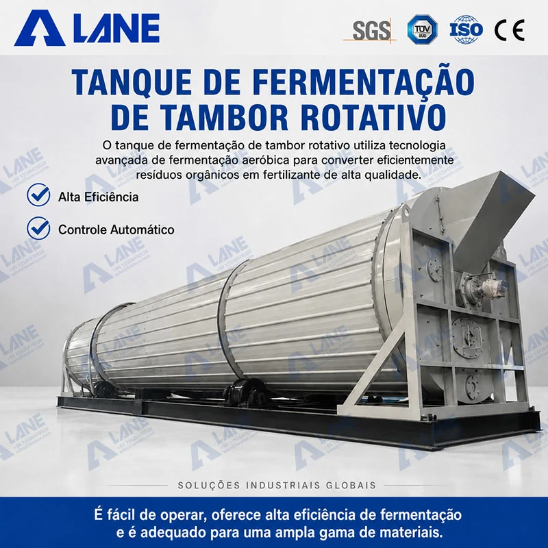 Tanque de Fermentação Rotativo