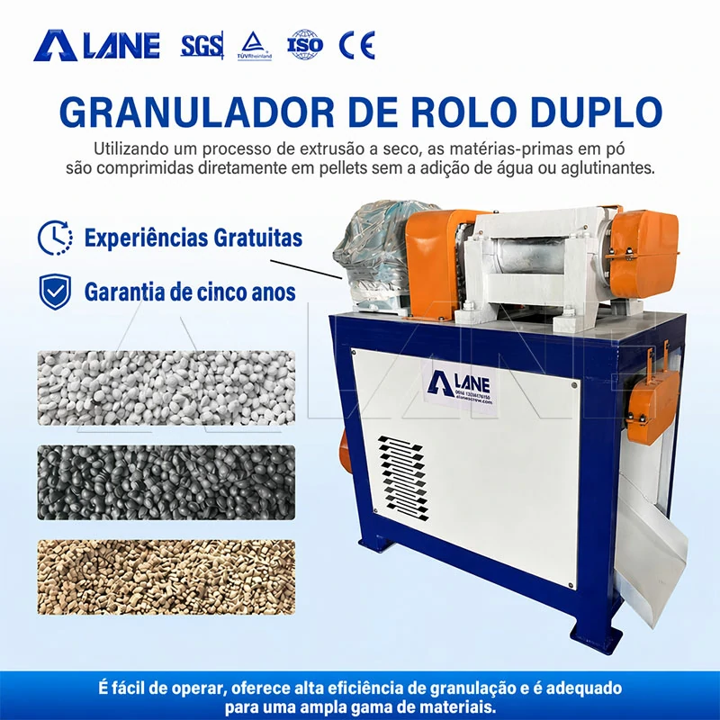 Granulador de Rolo Duplo