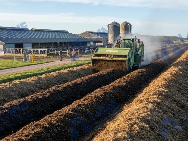 5tph de linha de produção de fertilizante orgânico de esterco de frango