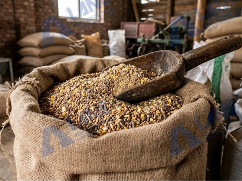 linha de produção de ração de matriz plana