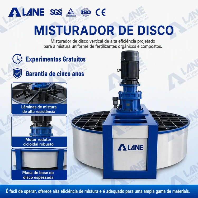 Misturador de Disco Industrial